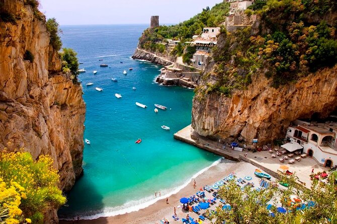 Positano & Amalfi Boat Tour from Sorrento: Swim & Light Lunch - Positano in one hour: the cliff colors, the beach energy, and smart photo stops