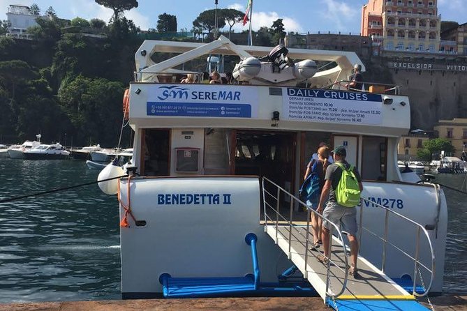 Positano & Amalfi Day Cruise From Sorrento, Seiano or C.Stabia - Positano Stop: 2 Hours to See the Best of It
