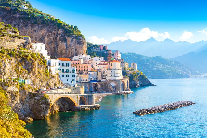 Positano, Amalfi & Ravello Shared Tour from Sorrento - The 8-hour structure, starting at 8:30 and ending back in Sorrento