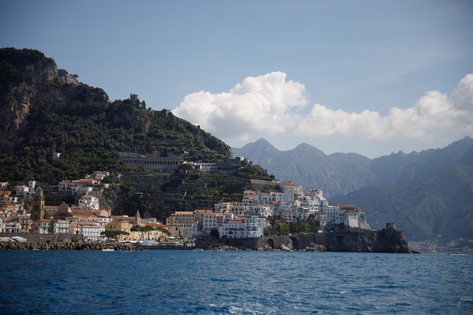 Private Amalfi Coast Tour in a ROMAR BERMUDA Boat - Bagni Regina Giovanna: Roman Villa photo at Sorrento’s edge