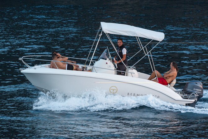 Private Amalfi Coast Tour in a ROMAR BERMUDA Boat - Pickup and timing: starting at Porto di Sorrento