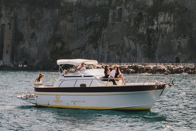 Private Amalfi Coast Tour with a 28ft Boat - Cruising into the Bay of Ieranto marine reserve for a quick nature pause