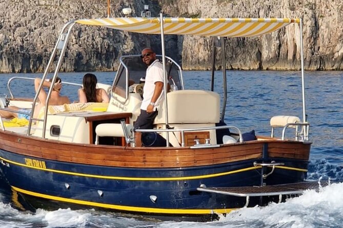 Private boat tour Capri Full day - Drinks, music, and the Marco Italian Playlist factor