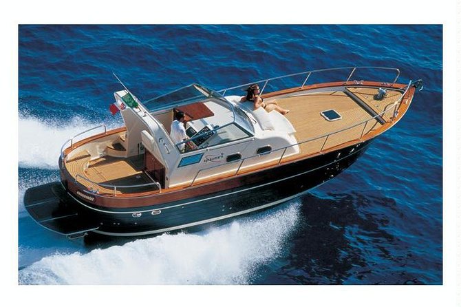 Private Boat Tour to Capri from Sorrento on a 38-Foot Apreamare - White and Green grotto stops, plus Capri icons from the water