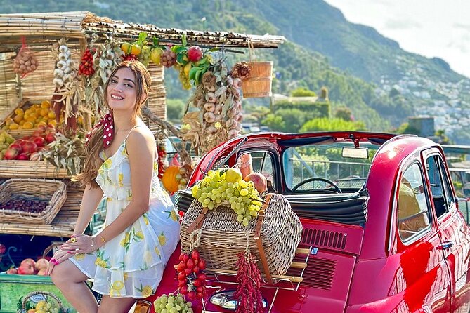 Private Photo Tour on the Amalfi Coast with Fiat 500 - Sorrento pickup, then a Fiat 500 ride that feels like a photoshoot
