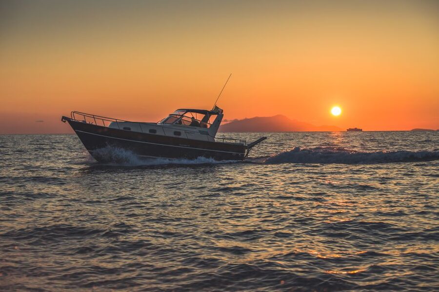 Private Sorrento Coast Sunset - Cruising the Sorrento coast: Marina Grande, Puolo, Massa Lubrense