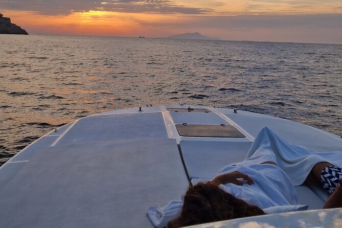 Private Sorrento Sunset Cruise with Prosecco, Spritz & Limoncello - Marina Grande to a Quiet Cove: Snorkeling Time in Real Coastal Water