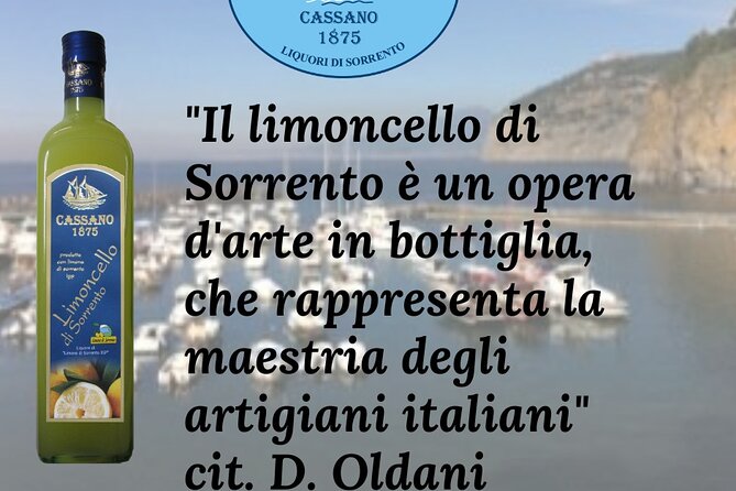 Private tour of limoncello igp with tasting by the sea - Marina di Cassano: Shipyards, Trade Routes, and Lemon Liquor