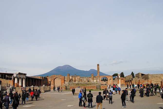 Private tour Pompeii Vesuvius and Winery from Sorrento - Vesuvius crater rim walk: the effort is the point