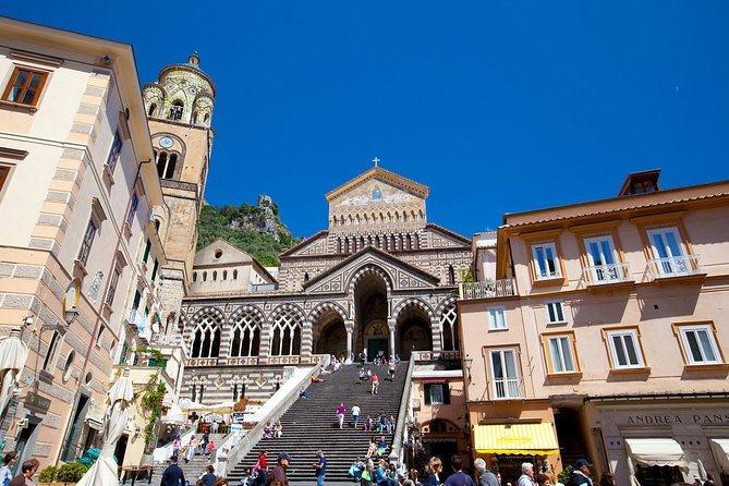 Private Tour: Positano, Amalfi & Ravello from Sorrento - Amalfi: Cathedral steps, an Arsenal you can picture