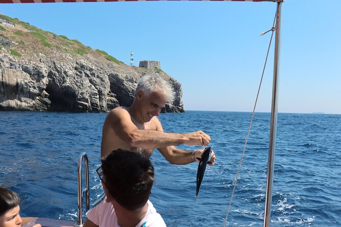 Shared trip with fishing and visit the beauty of Capri island - Punta Campanella fishing: what you are really paying for