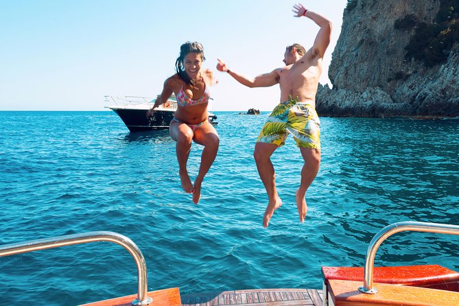 Small Group Boat Day Excursion to Capri Island from Sorrento - Punta Carena, a natural arch, and the Grotta di Matromani connection
