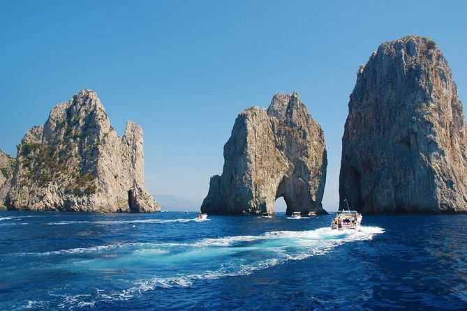 Small Group Boat Tour Capri & Blue Grotto with Swimming Stops - Blue Grotto reality check: tickets, sea conditions, and crowd time