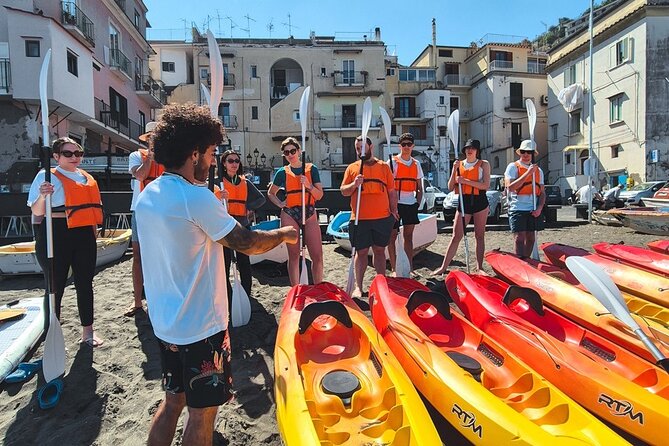 Small groups Kayak tour from Sorrento to Bagni Regina Giovanna - Leaving Marina Grande by Kayak, the Simple Way