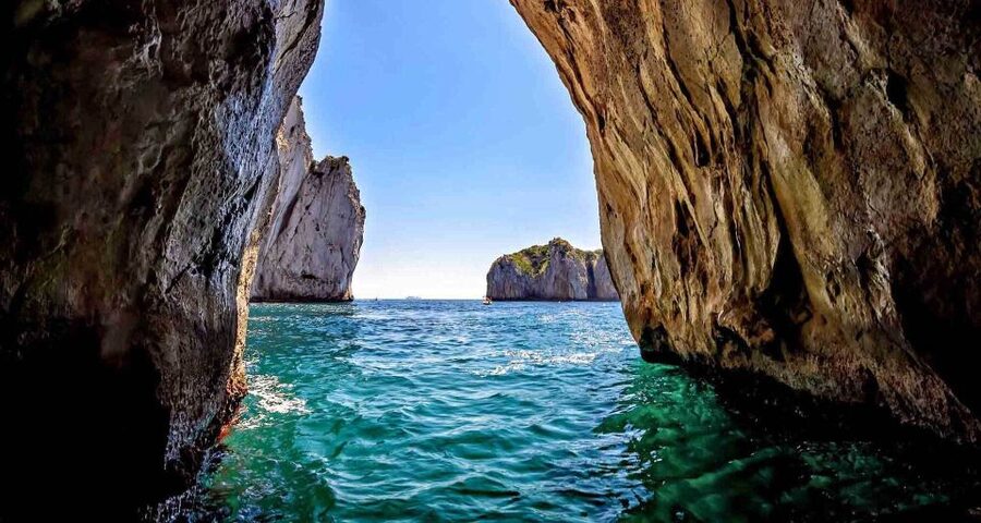 Sorrento and Amalfi Coast Small Group Tour by Boat - Bagni della Regina Giovanna ruins and the natural waterfall