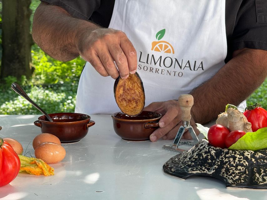 Sorrento: Authentic Italian Cooking Class in a Citrus Grove - Entering La Limonaia at the Green Gate