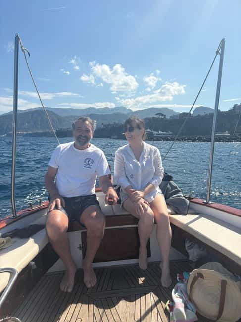 Sorrento: Boat Coastal Cruise with Swim and Limoncello - Golfo del Pecoriello grottos, hidden coves, and the up-close coastal angles
