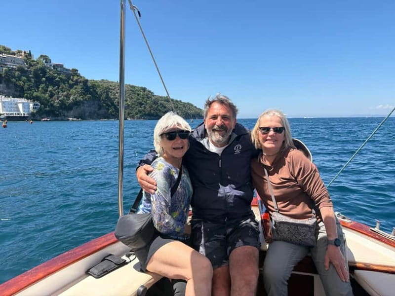 Sorrento: Boat Coastal Cruise with Swim and Limoncello - Skippers, language support, and what a small-group feel can mean