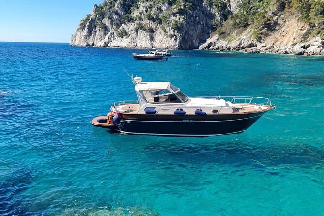 Sorrento: Capri Boat Small Group Tour Up to 8 & 4 hours ashore - Green Grotto, Punta Carena, and the cave light show