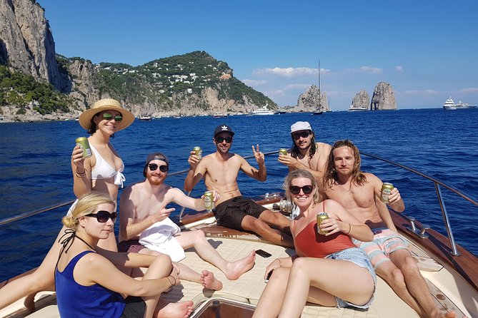 Sorrento: Capri Select Boat Trip with Swim, Drinks & Pick Up - Marina Piccola Swim, Snorkel, And Faraglioni Photos