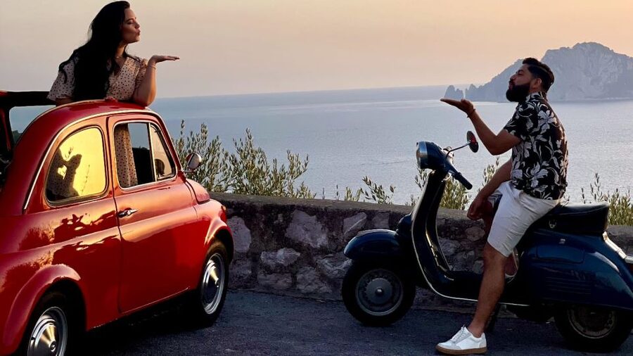 Sorrento Coast Couples Photo Tour by Vintage Fiat 500 - Vintage Fiat 500 to Piazzale Murat: The Real Point of the Tour