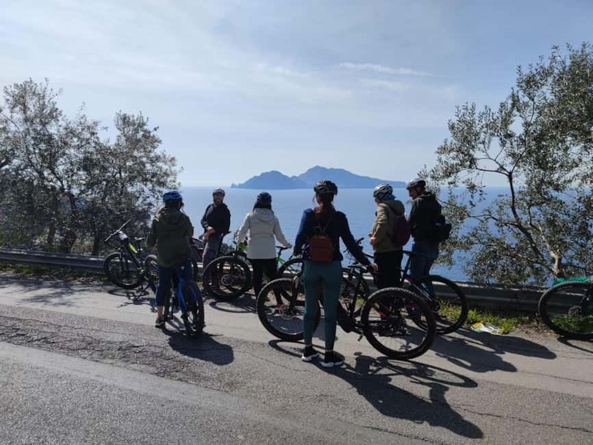 Sorrento Coast E-Bike Tour and Visit at Vinegar Cellar - Getting set up at EnjoyBikeSorrento, what to plan for