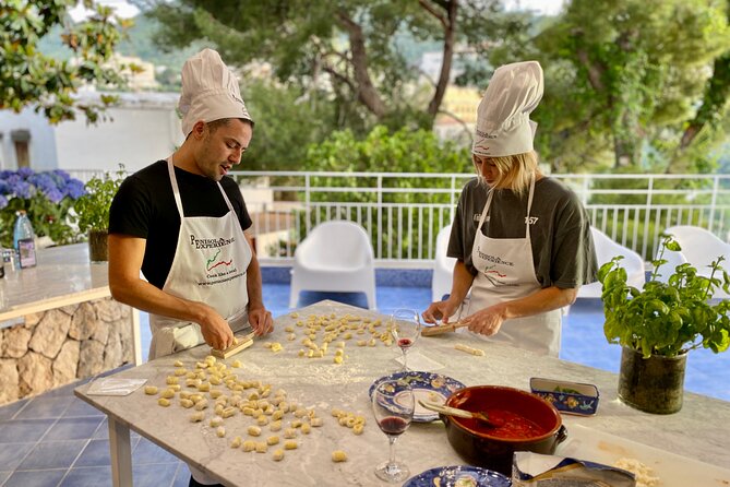 Sorrento: Cook Like a Local with a Stunning Sea View - What the “meal after cooking” feels like