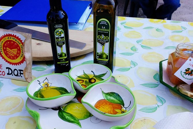Sorrento Farm and Food Experience including Olive Oil, Limoncello, Wine tasting - Limoncello and honey, plus other farm flavors
