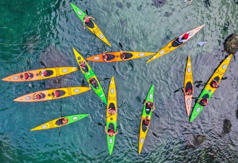 Sorrento: Guided Kayak Tour + Free 1h Paddleboarding - Sorrento Kayak Time to Queen Giovanna’s Baths, Fast and Fun