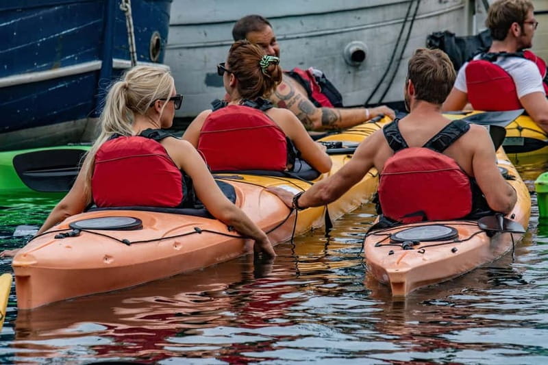 Sorrento: Guided Kayak Tour + Free 1h Paddleboarding - Stop 1 to Stop 3: Marina Grande to the Baths of Queen Giovanna