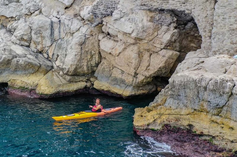 Sorrento: Guided Kayak Tour + Free 1h Paddleboarding - Photos and Video Included, Without Extra Hassle