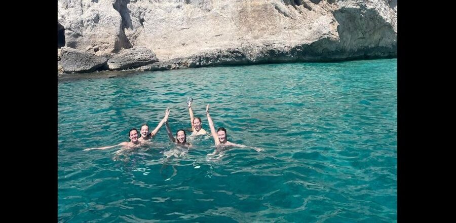 Sorrento: Luxury Private boat to Capri & visit Blue Grotto - The Capri approach: a short sail with drinks and deck time