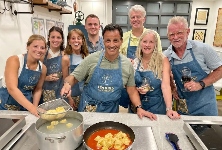 Sorrento: Pasta Masterclass with a Meal and Wine - The Meal Part: Wine, Limoncello, and Eating What You Made