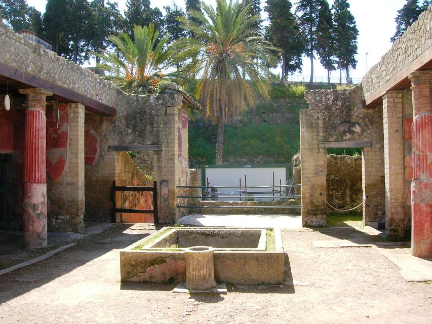 Sorrento: Pompeii & Herculaneum Day Trip Entry and Lunch - Guided Pompeii: Forum, Amphitheatre, temples, and more in two hours