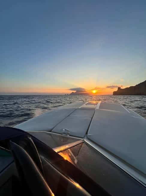 Sorrento: Sunset Coastal Boat Tour with Aperitif - The captain and guide experience, Josepho as an example