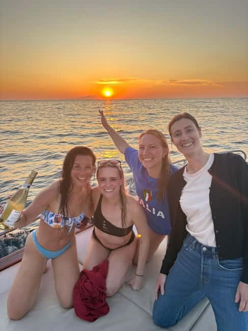 Sorrento Sunset Cruise with Aperitif on Board - Golden hour looks better when you are moving