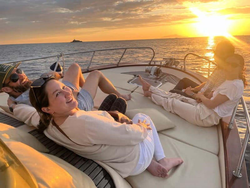 Sorrento Sunset Cruise with Aperitif on Board - Cascatella di Punta Lagno and the Grotte di Sant’Agnello cave run