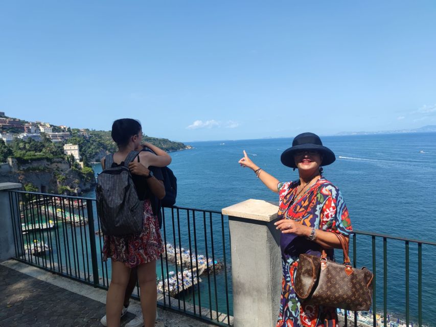 Sorrento: walking in the Grand Tour with stunning landscapes - Public Garden panorama: Salve dEsposito and Gulf of Naples views