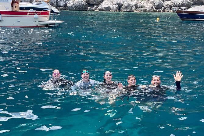 Sorrentomaxiboat tours to Capri - Marina Piccola and 2 hours on Capri island