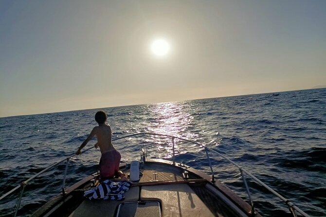 Sunset - A 6:30 pm sunset plan from Piano di Sorrento