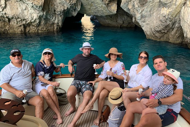 Sunset boat experience in Sorrento coast - Bagni della Regina Giovanna: Ruins, Natural Pool Energy, and Real Atmosphere