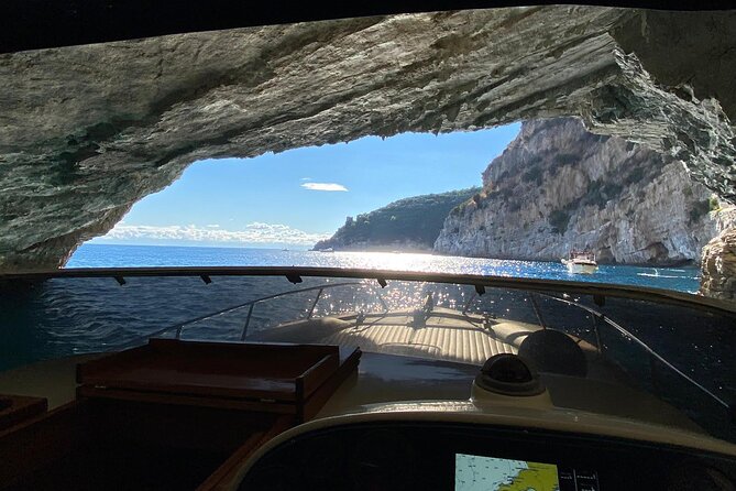 Sunset Luxury: Capri on fire - Blue Grotto stop plus snorkeling gear on board