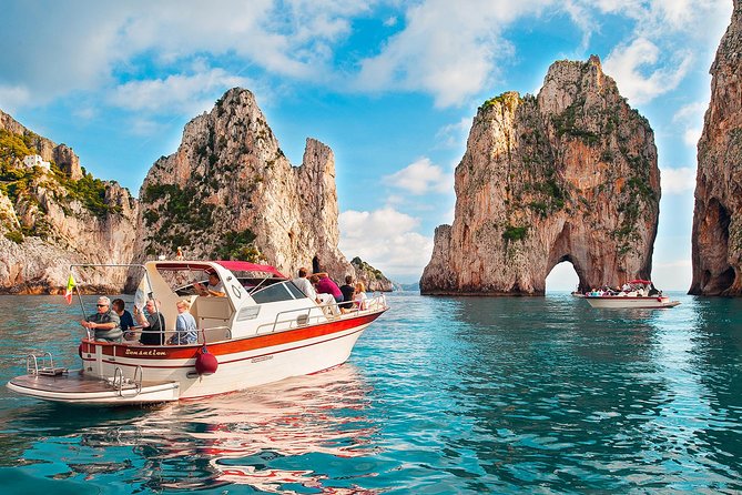 Very Small Group Capri Boat Excursion with Transfer from Sorrento - White Grotta and Grotta Verde: quick stops with big payoff