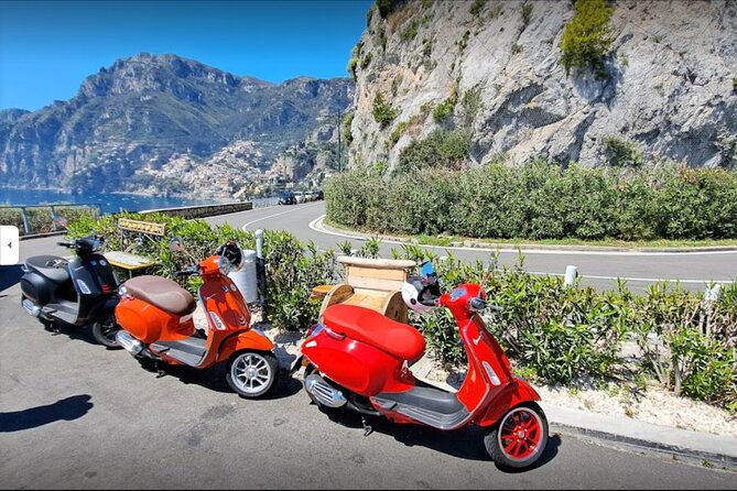 Vespa Rental to Discover Sorrento, Amalfi Coast, Positano & More - Amalfi: town time after miles of curves