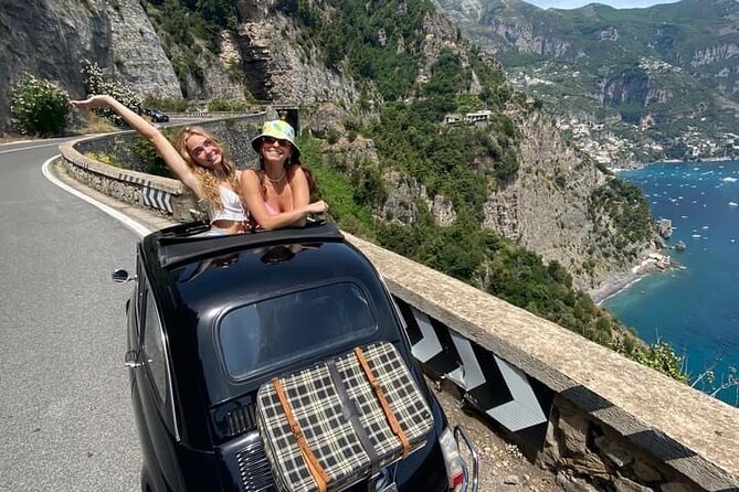 Vintage car 500 Photo shoot on The amalfi coast - Why a vintage Fiat 500 makes Amalfi Coast photos easier