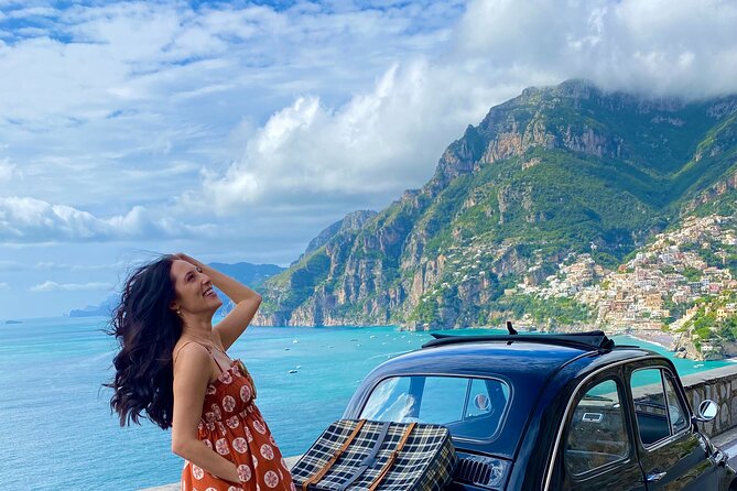 Vintage car 500 Photo shoot on The amalfi coast - The 1-hour shoot window along the Sorrento-to-Amalfi stretch