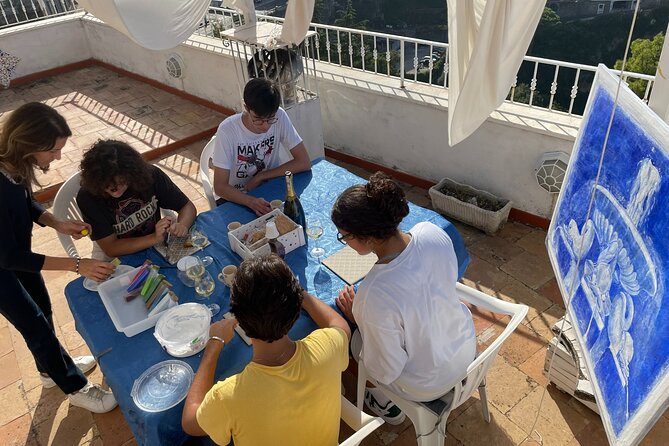 Workshop Fresco Painting & Aperitivo Seaview in Sorrento coast - What you take home: a mini fresco souvenir that feels real