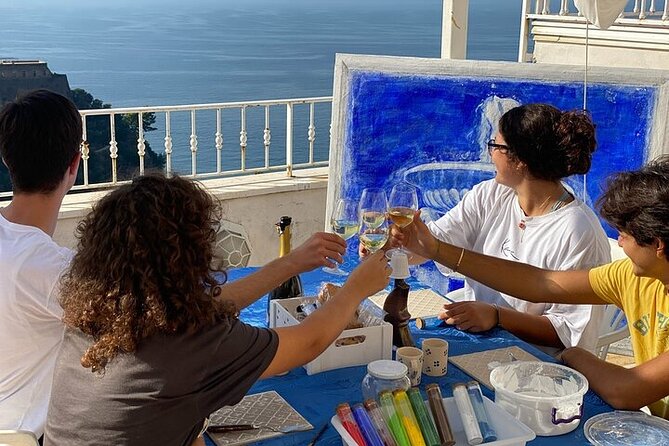 Workshop Fresco Painting & Aperitivo Seaview in Sorrento coast - English instruction, small groups, and the right pace
